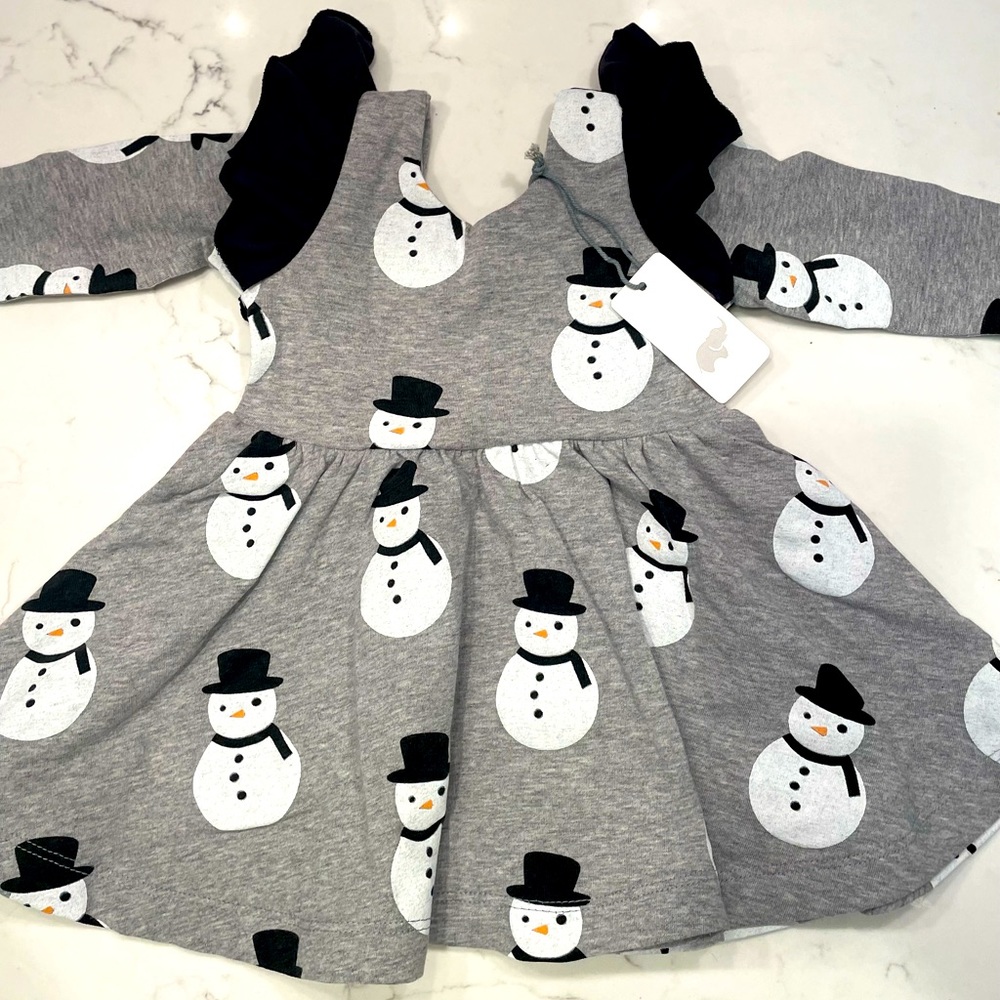 BRAND NEW Monica + Andy Double Ruffle Dress